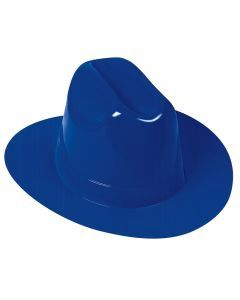 Blu Plastic Cowboy Hat