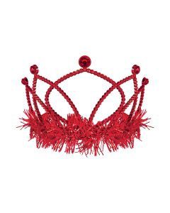 Red Plastic Tiara
