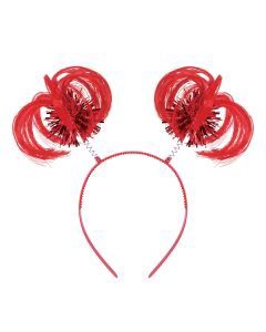 Red Ponytail Boppers