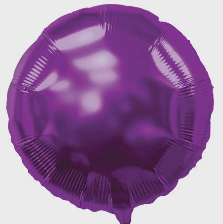 18" PRPL CRCLE BLLN