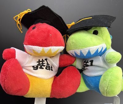 Plush Graduation Dino