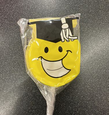 Smile Face Graduation Suckers