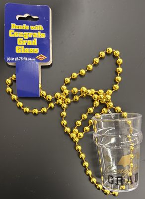 Gld Bead w/Glass