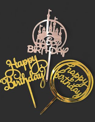 Happy Birthday  Cake Topper