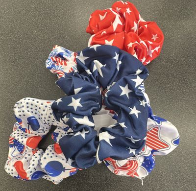 Patriotic Hair Scrunchie