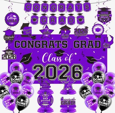 Purple Grad Deco Kit