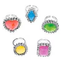 12Ct Rhinestone Rings