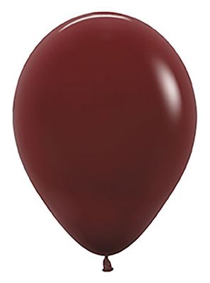 25ct 11" Sempertex Deluxe Merlot Latex
