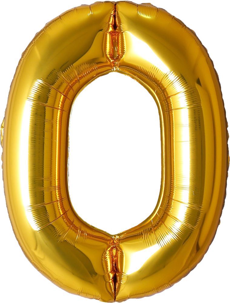 34" Gold Letter O Airise Balloon