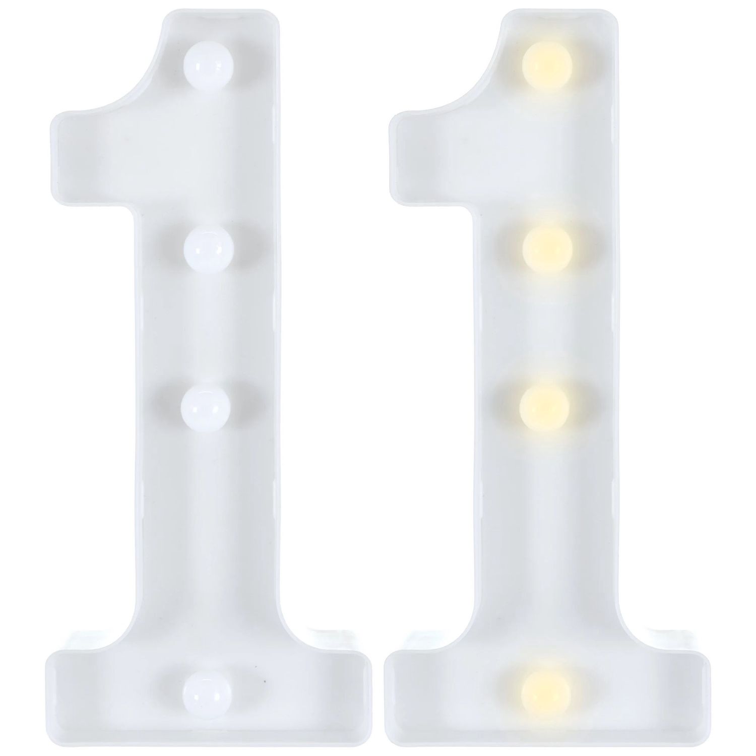 Light-Up Standing Number - 1