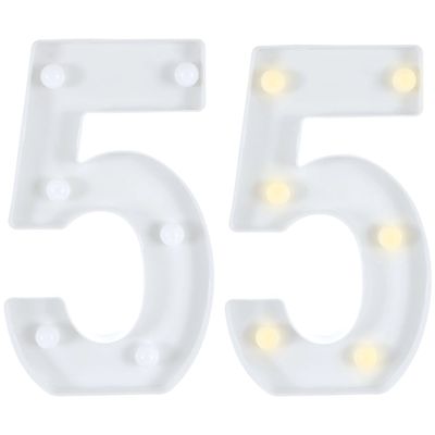 Light-Up Standing Number - 5