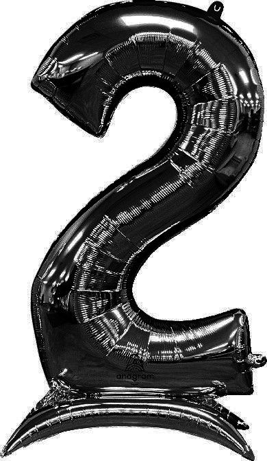 32" Air Filled Black Number 2