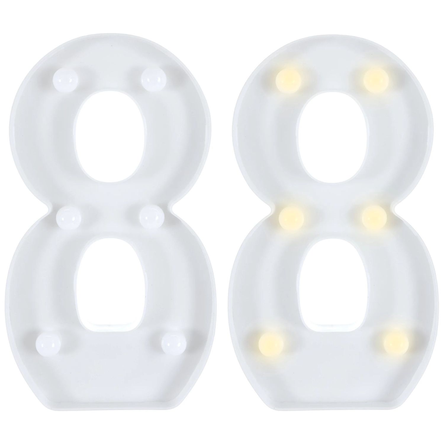 Light-Up Standing Number - 8