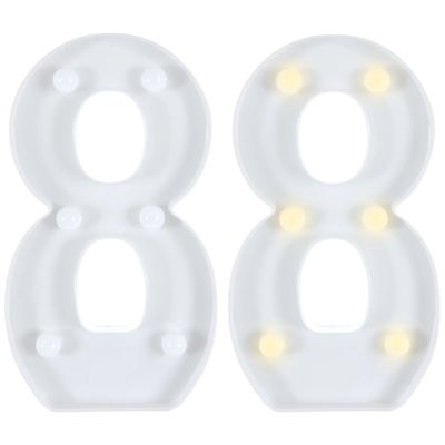 Light-Up Standing Number - 8
