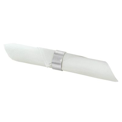 Round Napkin Rings - Silver