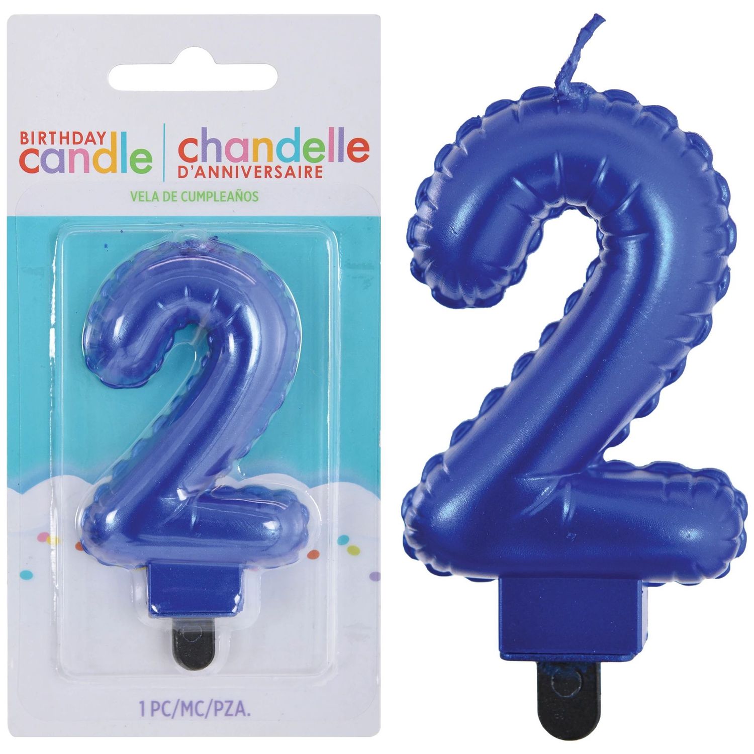 Numeral Candles #2 - Royal Blue