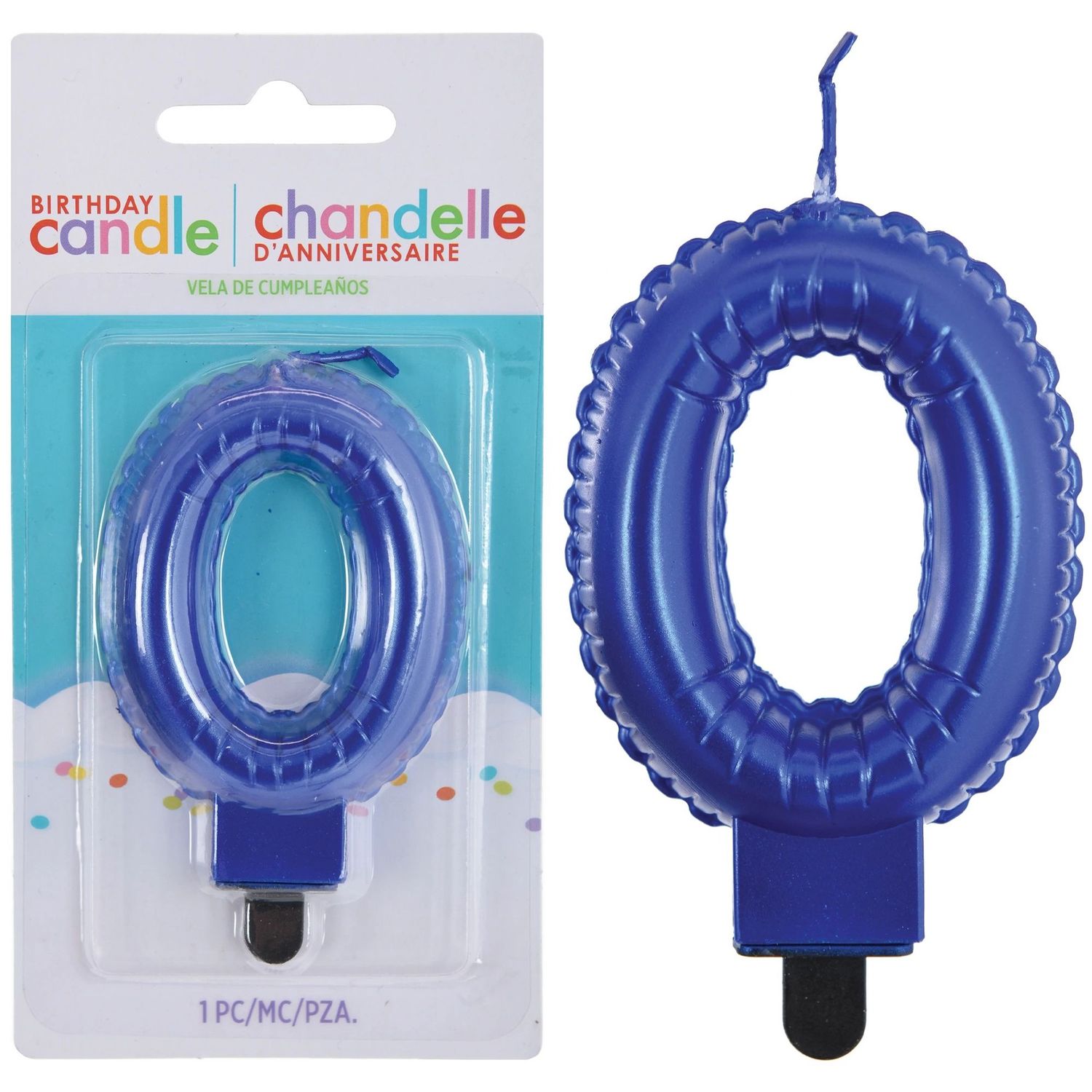 Numeral Candles #0 - Royal Blue