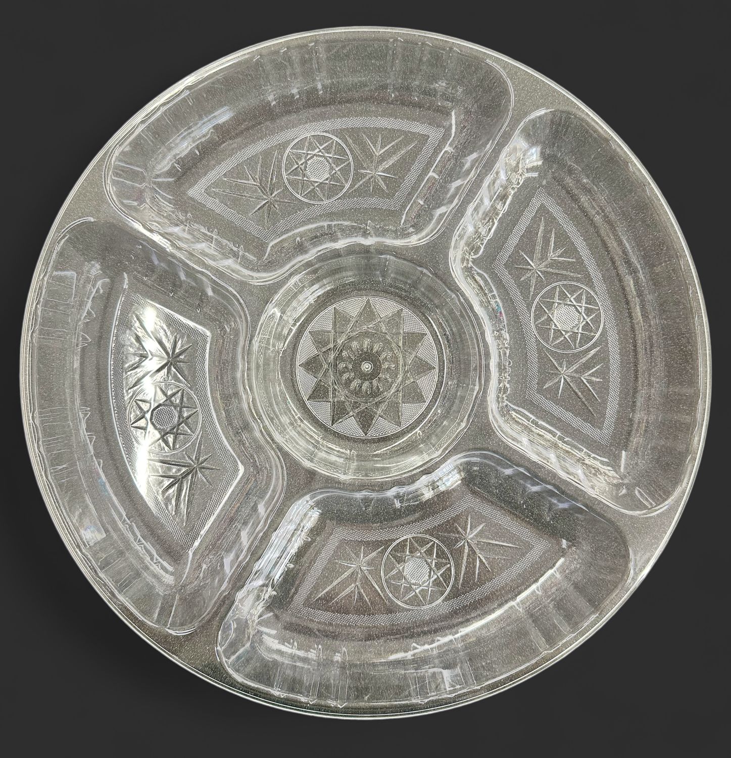 Clear Chip and Dip Tray