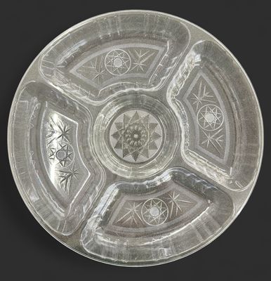 Clear Chip and Dip Tray
