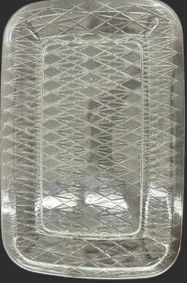 Clear Rectangular Tray