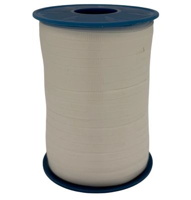 3/16" x 500 YD - Poly Balloon Crimped/Ribbed Curling Ribbon Color: White