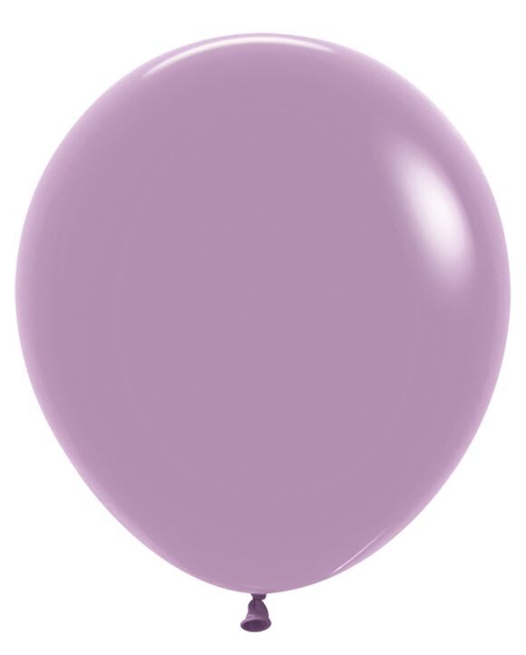 6Ct 18" Pastel Dusk Lavender Latex