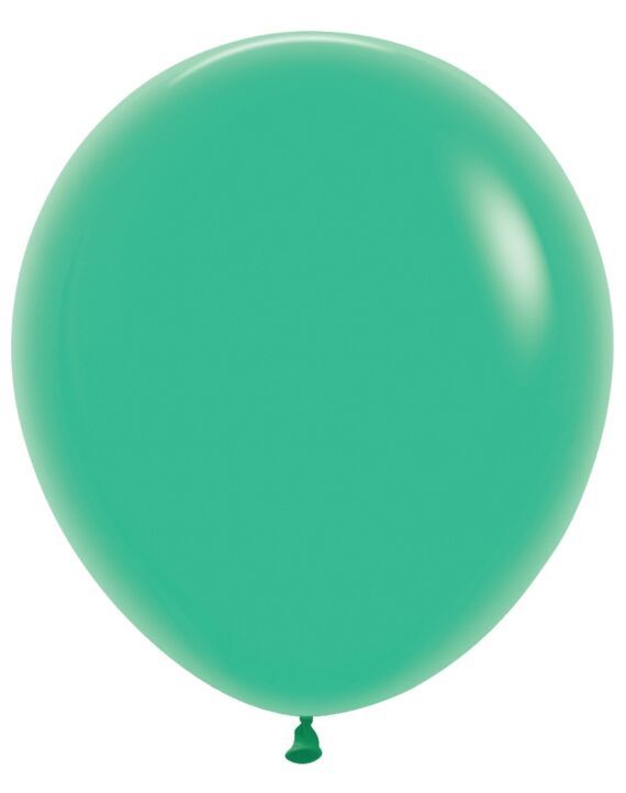 6Ct 18" Fashion Green Latex