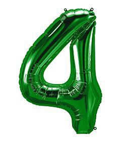 34" Number 4 - Green