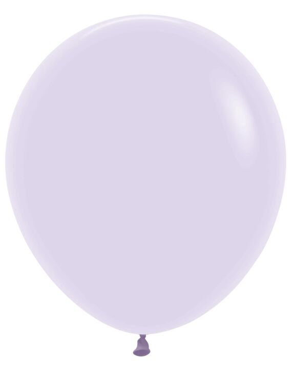 6Ct 18" Pastel Matte Lilac Latex