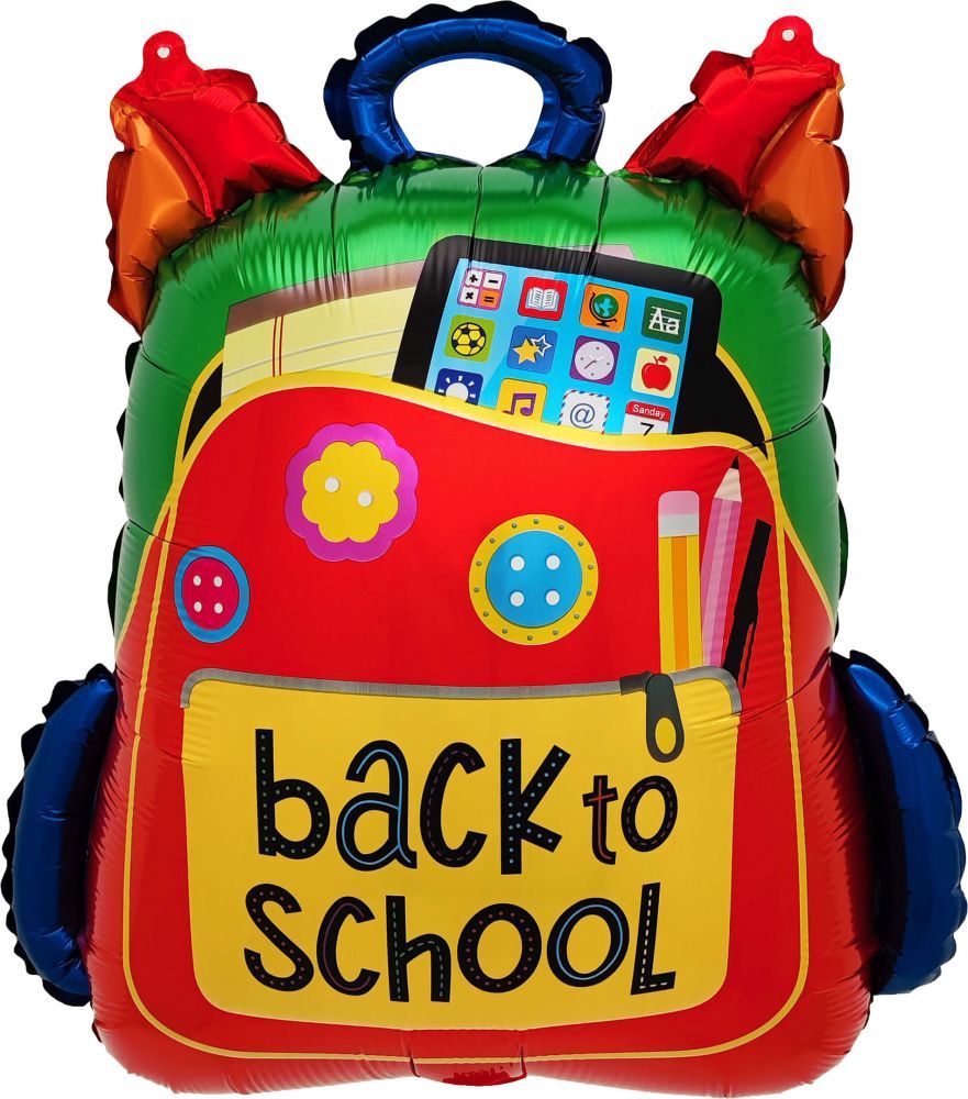 320 24" Back to School Backpack Balloon