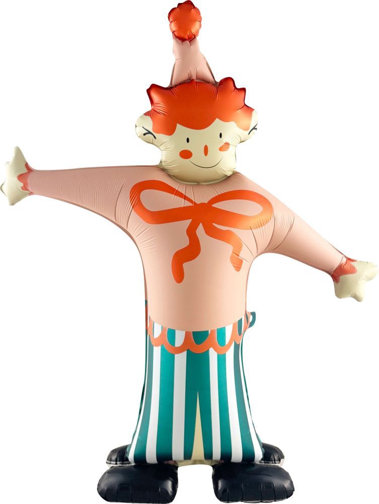 356 38" Standing Matte Circus Clown Balloon