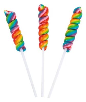 Mini Rainbow Twisty Lollipops