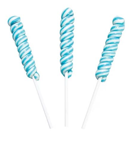 Light Blue Mini Twisty Pops