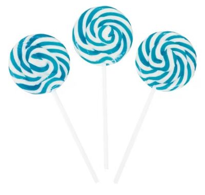 Light Blue Swirl Pops
