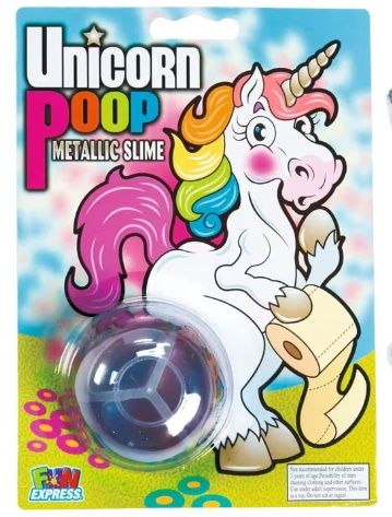 Unicorn Poop Metallic Slime
