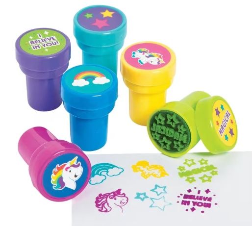6Ct Unicorn Stampers