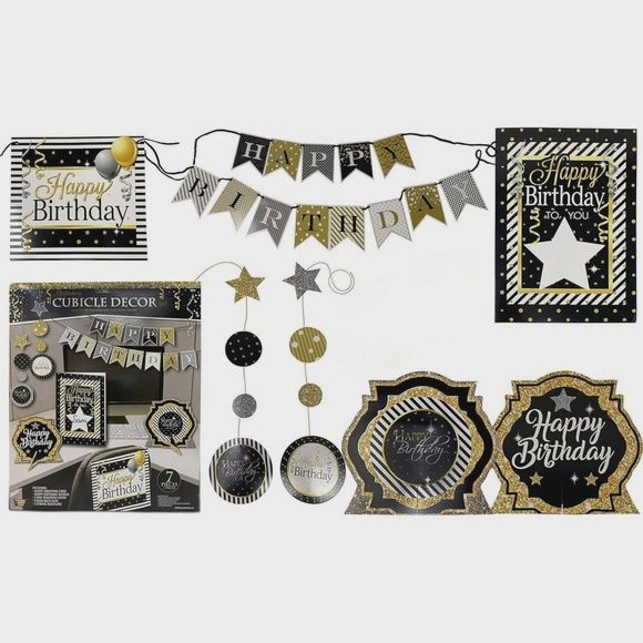 Happy Birthday Cubicle Décor Kit