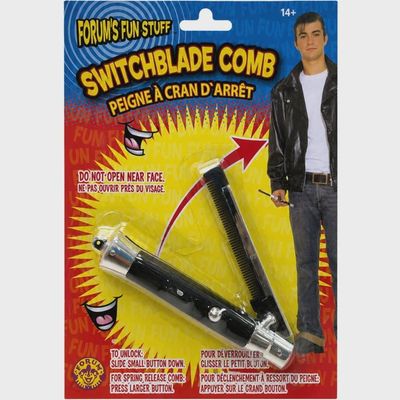 Switch Blade Novelty Comb