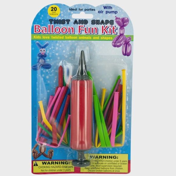 Twist &amp; Shape Balloon Fun Kit with  Pump