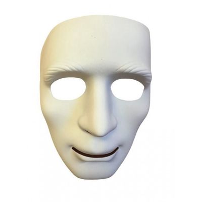 White Full-Face Mask