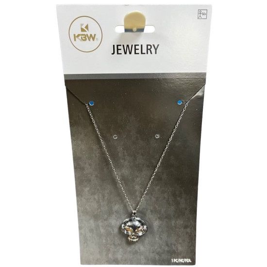 Silver Skeleton Necklace