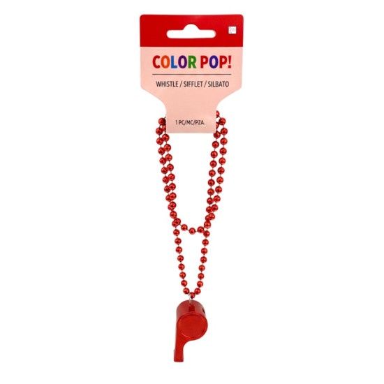 Red Whistle Necklace