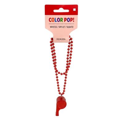 Red Whistle Necklace