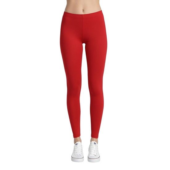 Red Adult Footless Tights