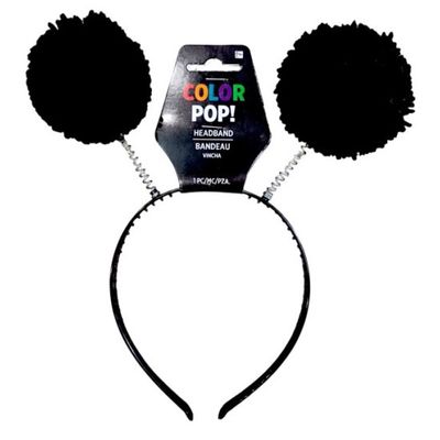 Black Pom-pom Head Bopper