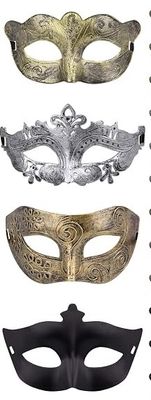 Black, Silver and Gold Masquerade