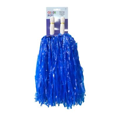 Blue Pom-poms, 2ct