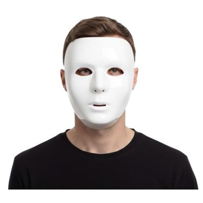 White Full Face Mask