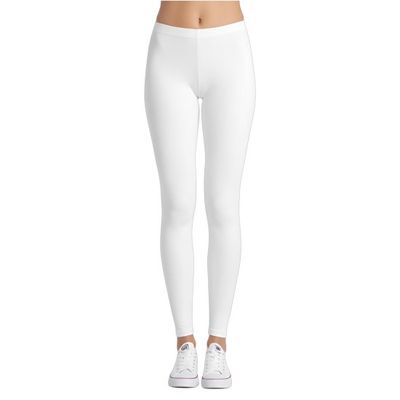 White Adult Footless Tights