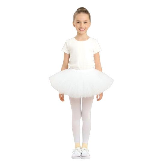 White Child Footless Tights